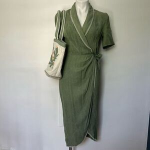 M J Carroll Vintage Wrap Dress